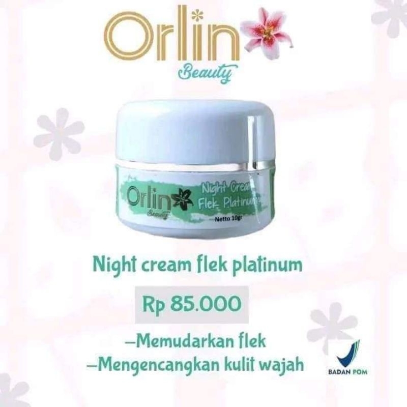 Night Crem Flek Orlin Beuty