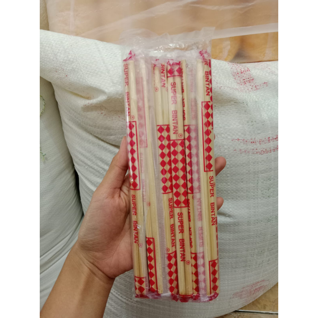 Neww!!Sumpit Bambu Steril 1pack Super Bintan