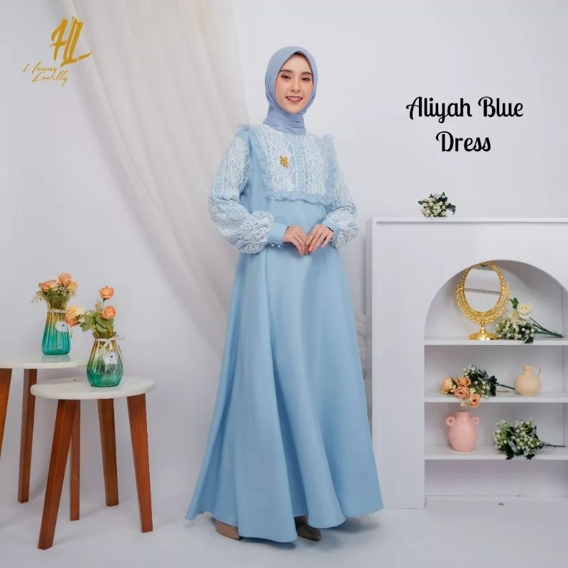 Aliyah blu dress