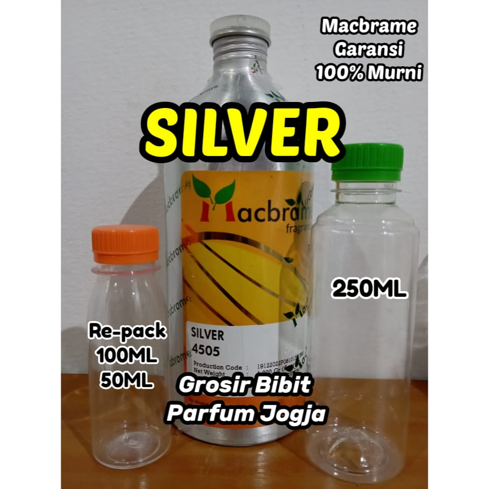 Bibit Parfum Murni Silver By Macbrame Repack