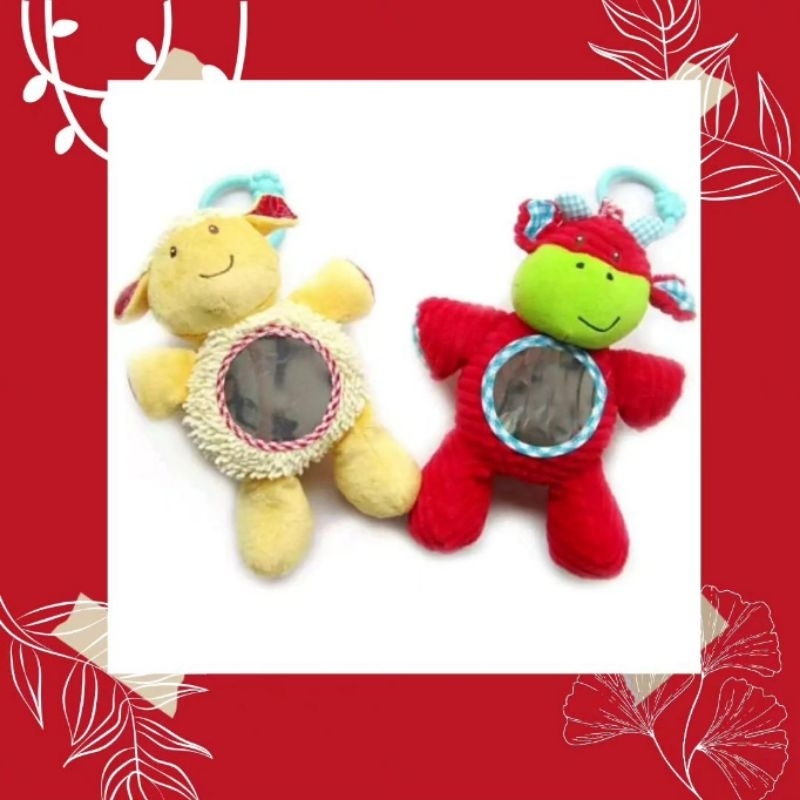 Mainan Bayi Plush Doll Sapi&Plush Doll Sheep