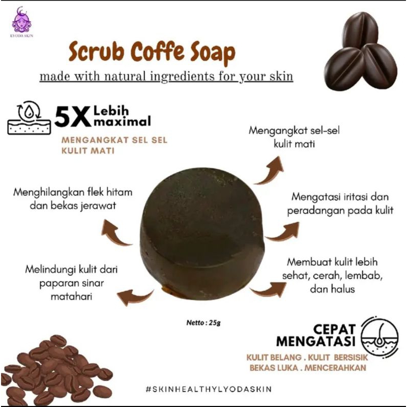 Scrub coffe soap by lyodaskin