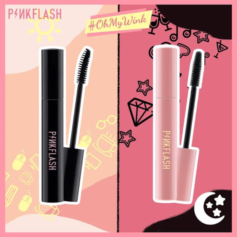 BY.FAST-Pink Flash Oilproof Curl Mascara E08