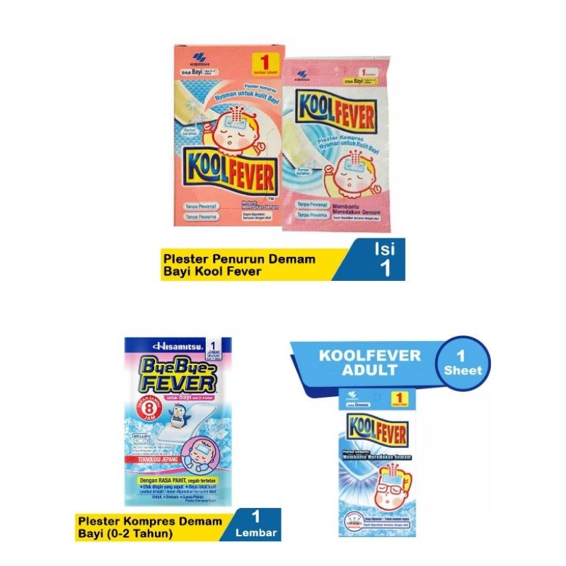 Koolfever bayi || anak || dewasa