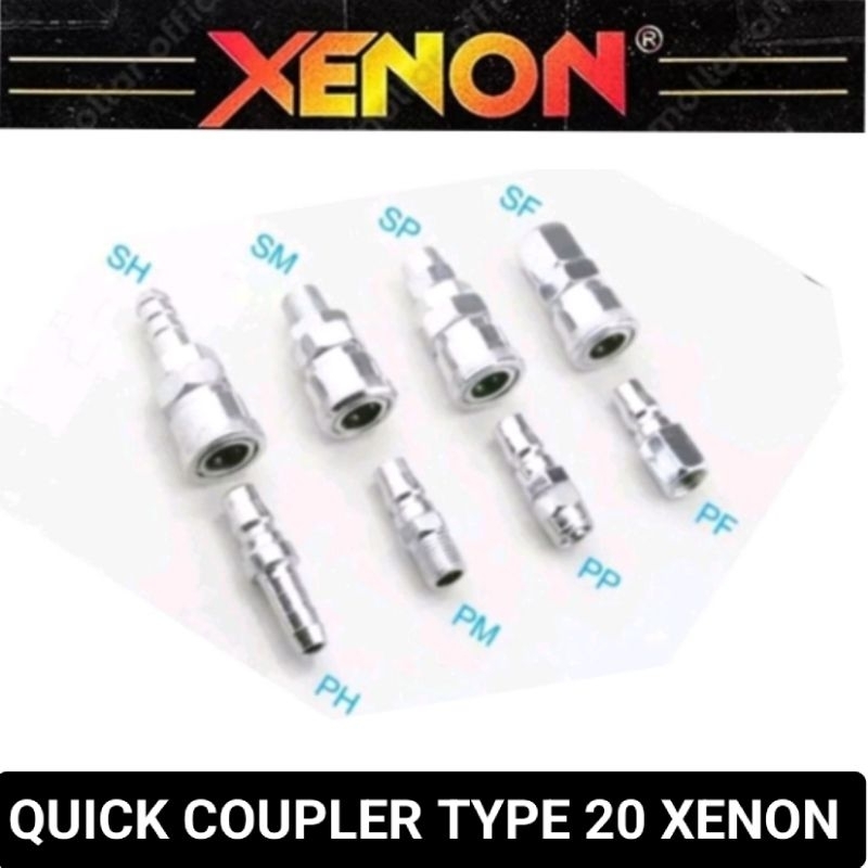 Xenon quick coupler TYPE 20