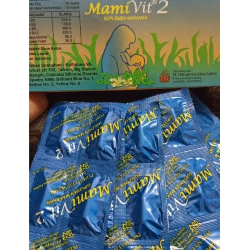 mami vit 2 strip isi 6 tablet