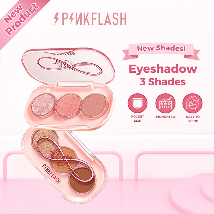 Pinkflash 3 Pan Eyeshadow Palette