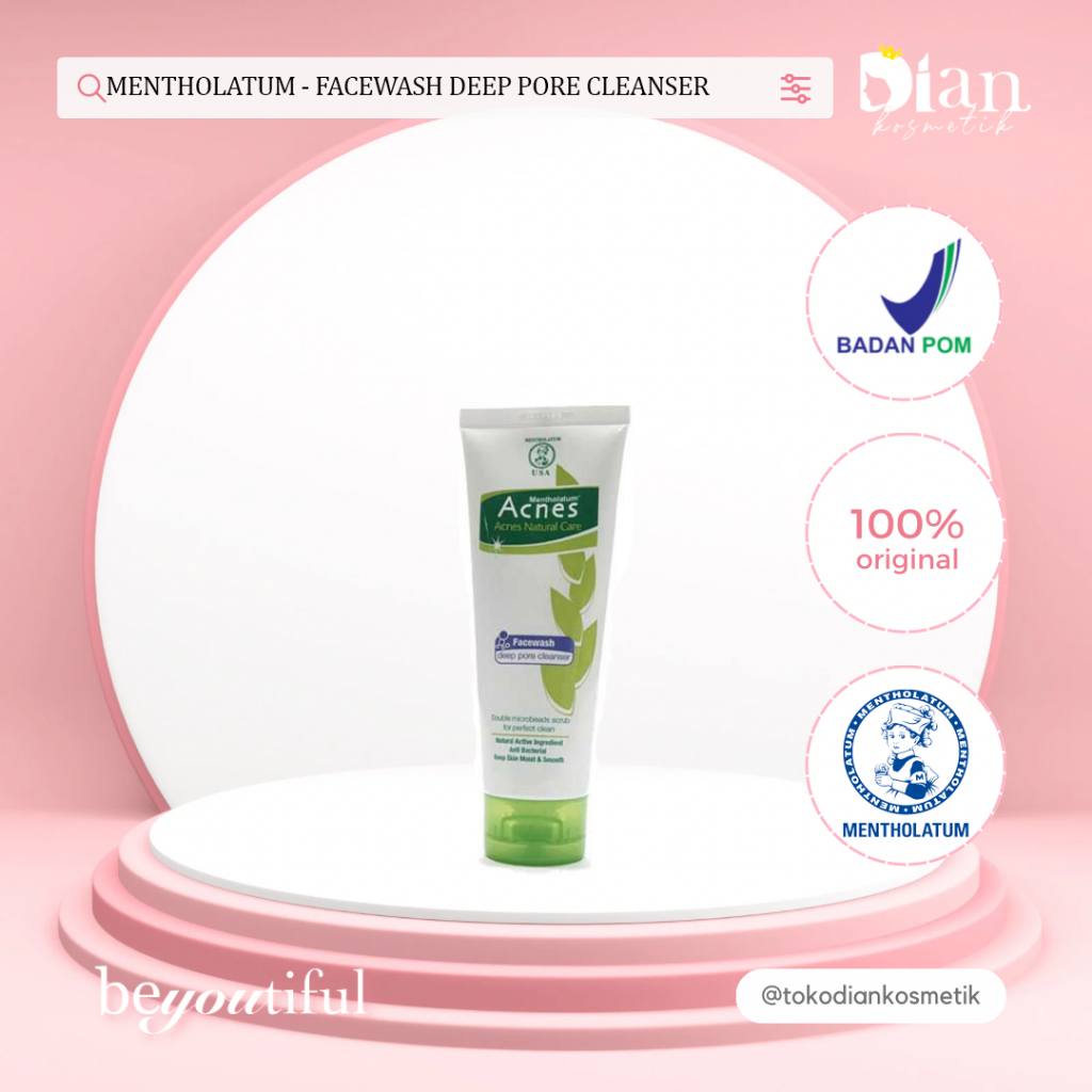 ACNES MENTHOLATUM - FACEWASH DEEP PORE CLEANSER