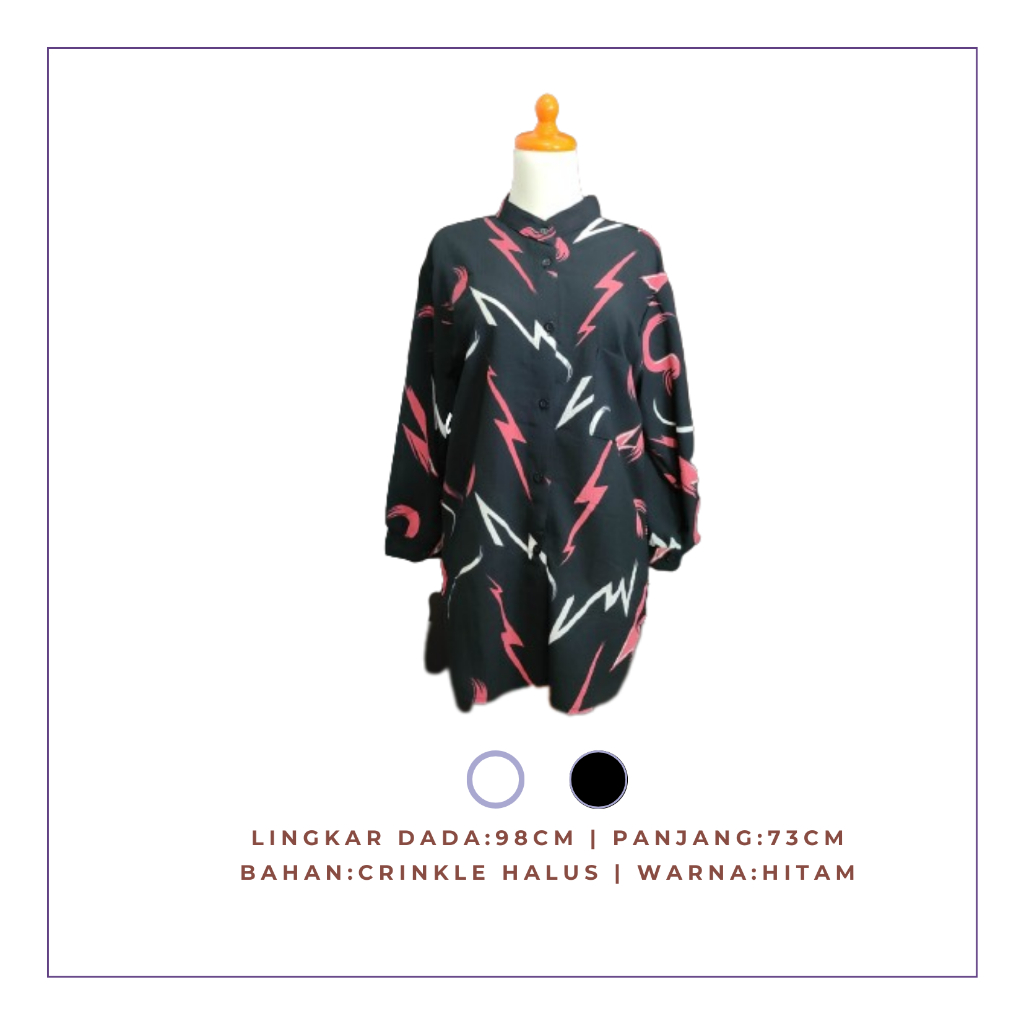 Top/Atasan Flash-black