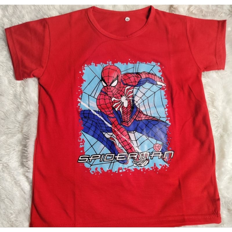 Kaos anak spiderman