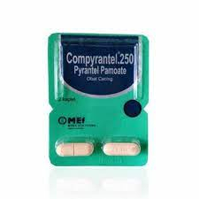 COMPYRANTEL 250 MG TABLET S` 2