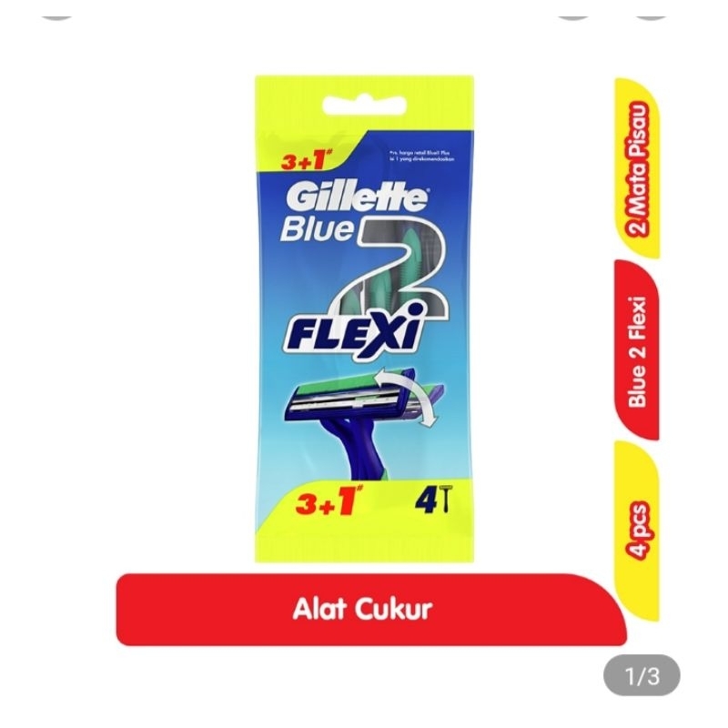 Gillete blue 2 flexi 4pc