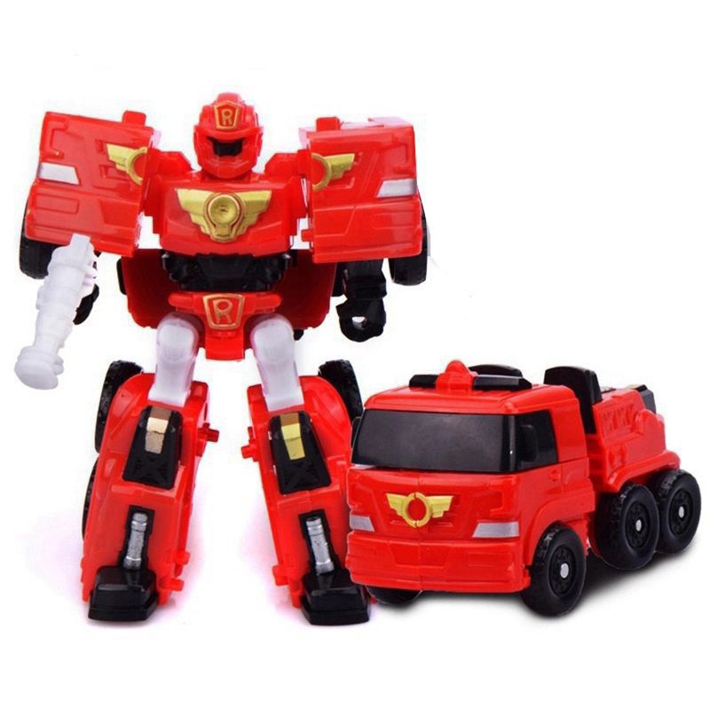 Mini Robot R Pemadam Transformasi 12cm