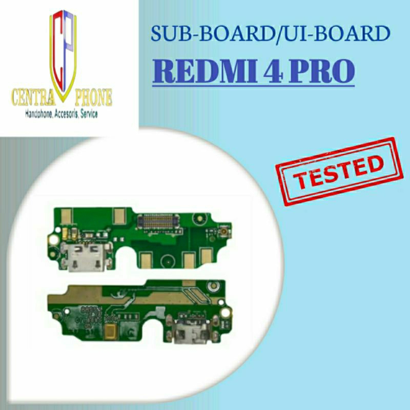SUB BOARD/PAPAN CAS REDMI 4 PRO