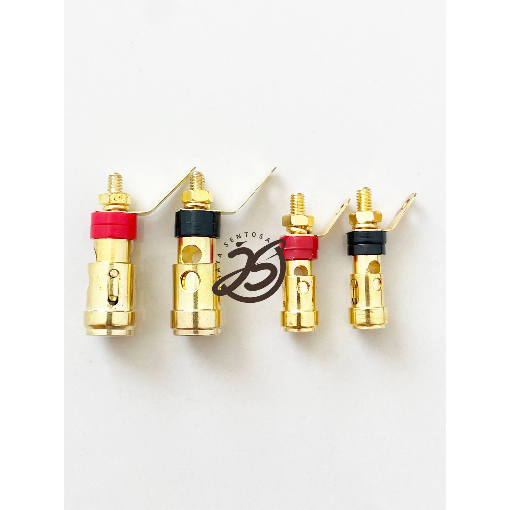 BINDING POST PER 4cm (1SET) BIDING POST MODEL ups JEPIT PENCET BINDING POST SPEAKER ups stabilizer