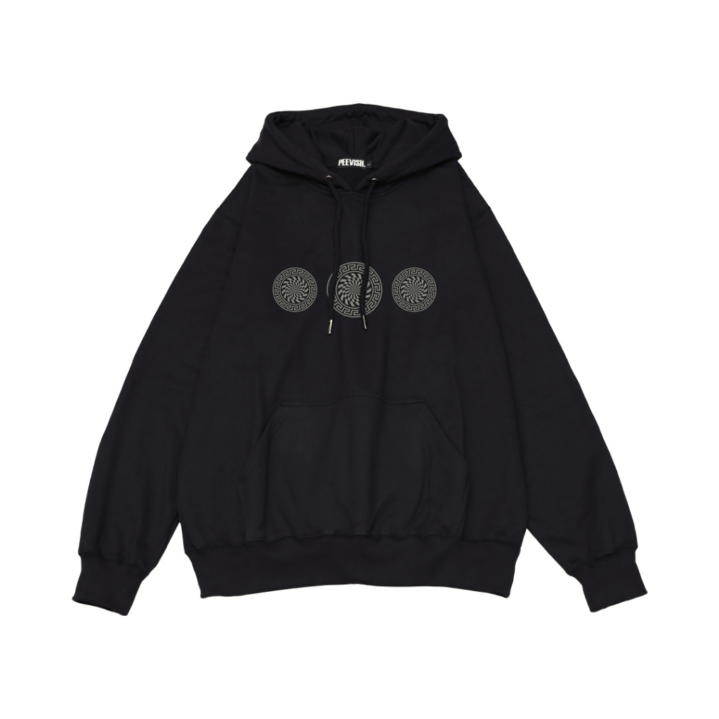 Pullover Hoodie Logo Black | Peevish