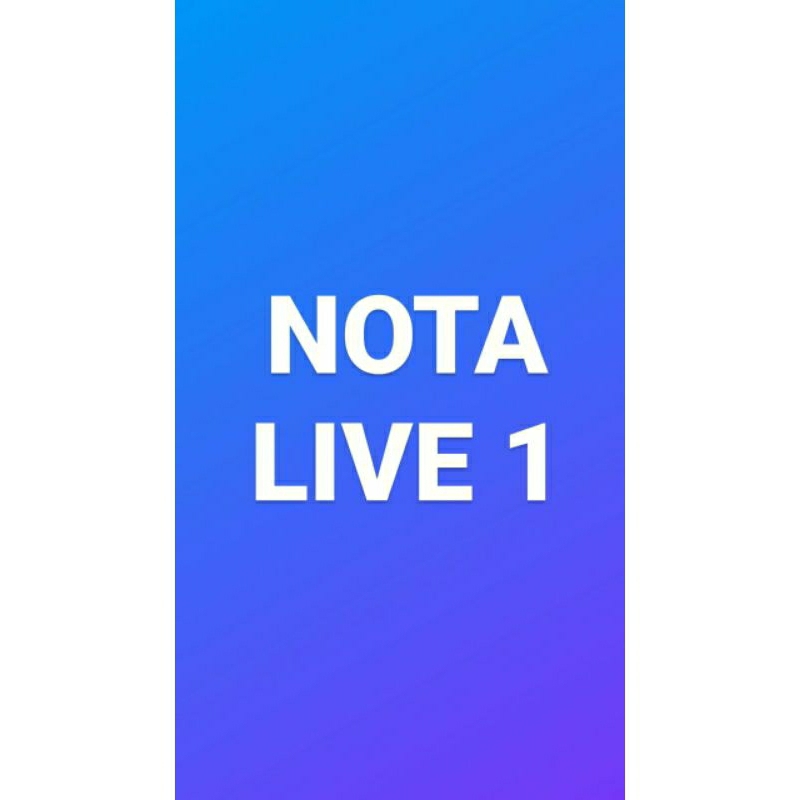 NOTA LIVE 2