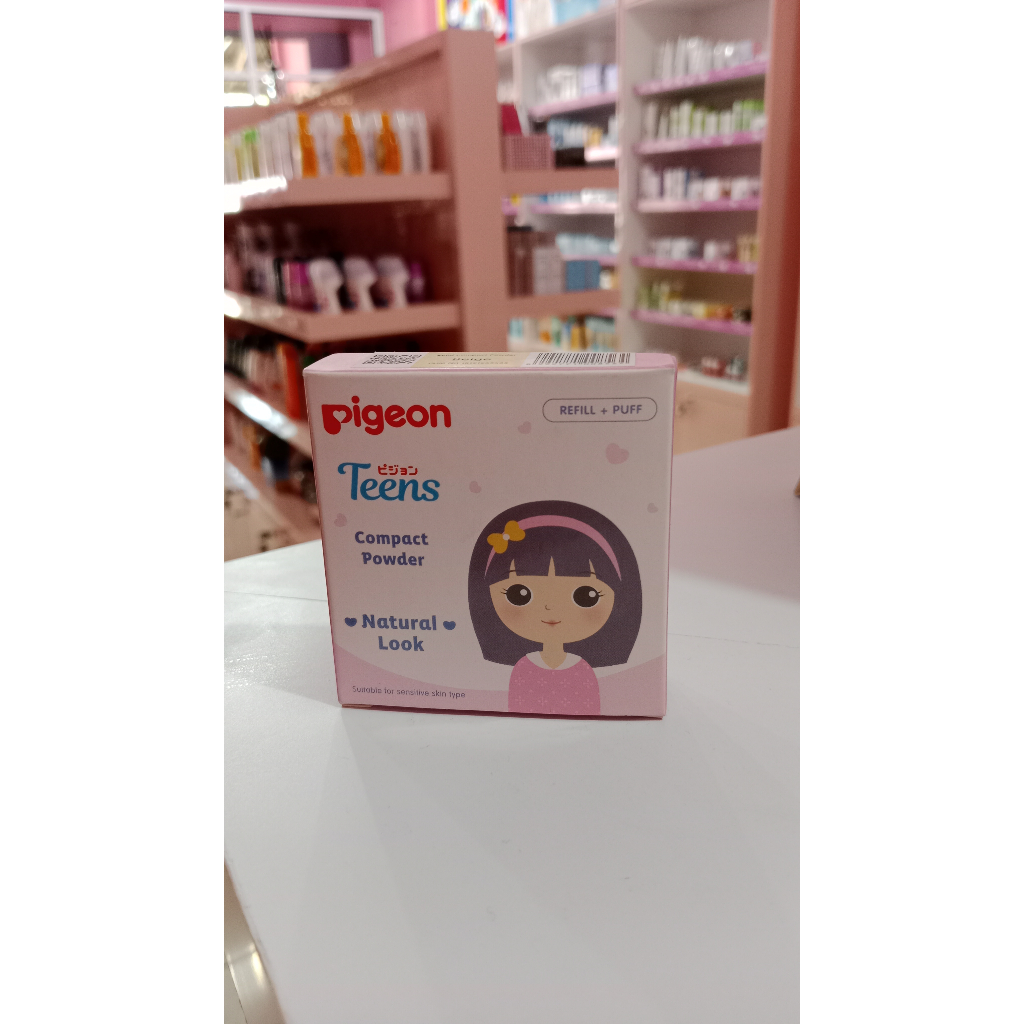PIGEON TEENS COMPACT POWDER BEIGE - REFIL