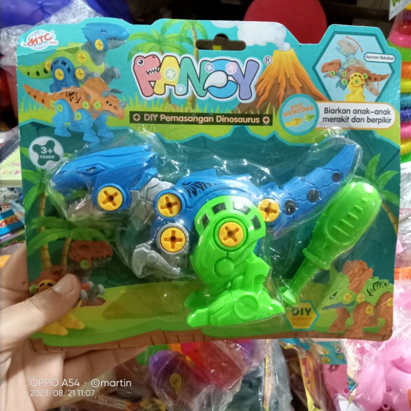 MAINAN EDUKASI MERAKIT DINOSAURUS