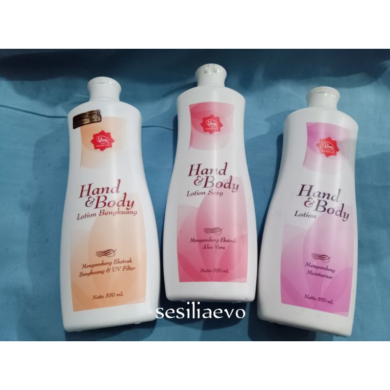 Viva Hand & Body Lotion 550ml✨