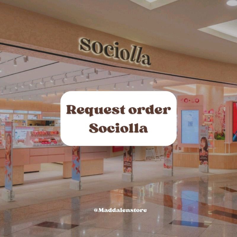 Request Order Sociolla >36.000 NEW