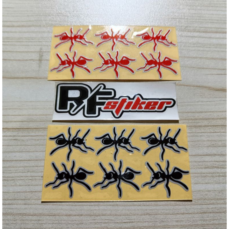 Stiker semut cutting
