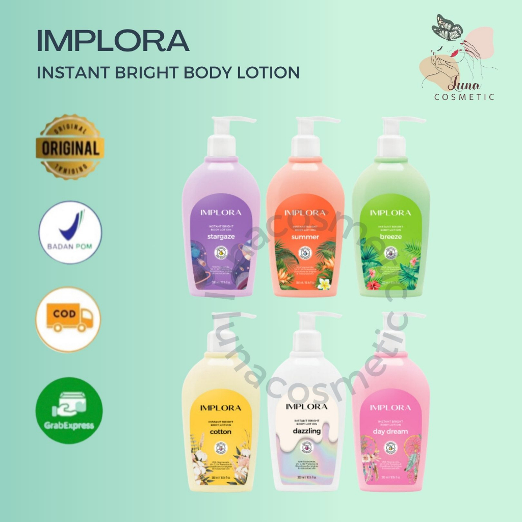 IMPLORA Instant Bright Body Lotion 300ml