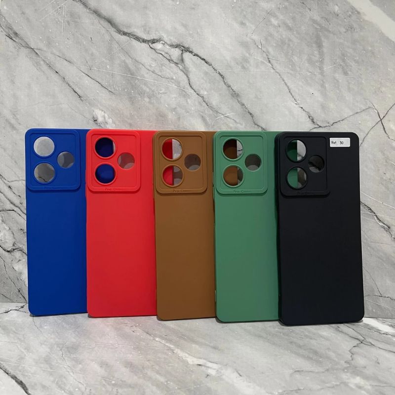CASE INFINIX HOT 30/30I SOFTCASE MACARON PRO CAMERA