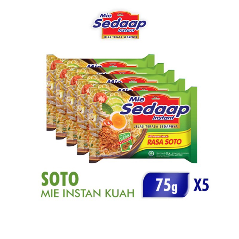 Mie sedap Soto 4pcs
