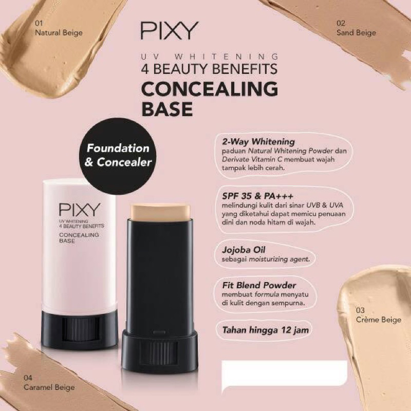 PIXY CONCEALING BASE