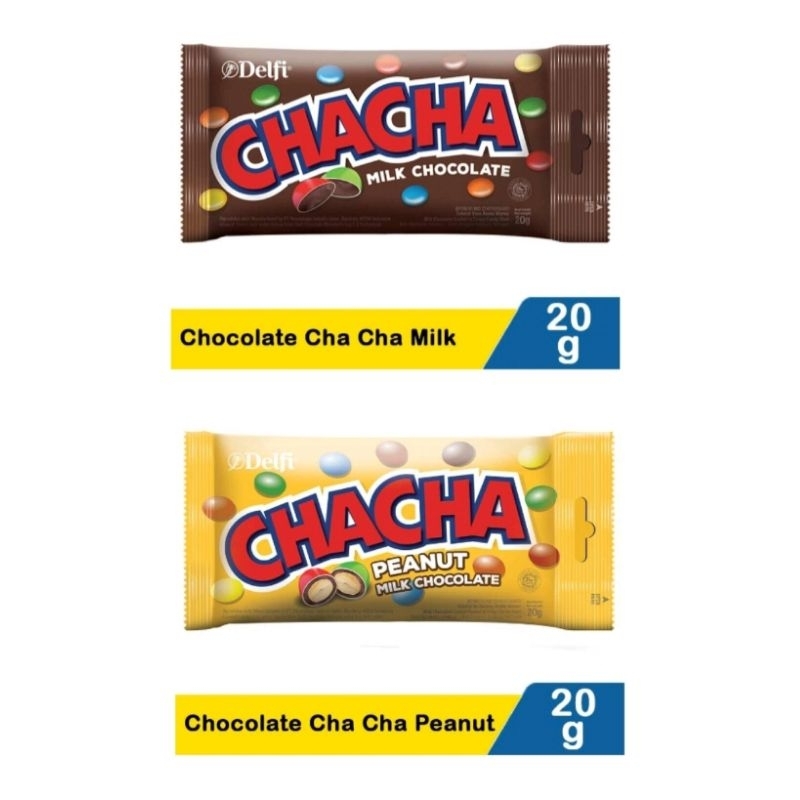 cha cha 20gr milk dan peanut