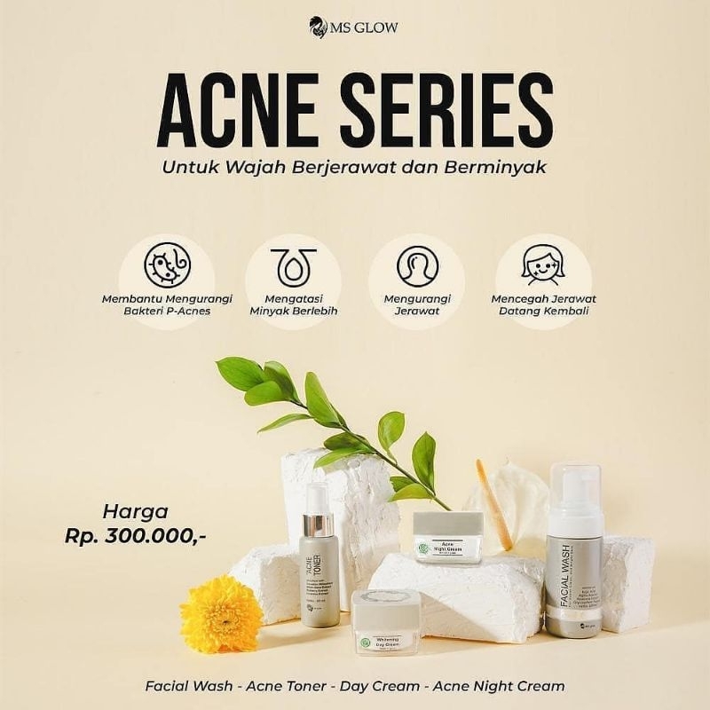 PAKET ACNE MSGLOW