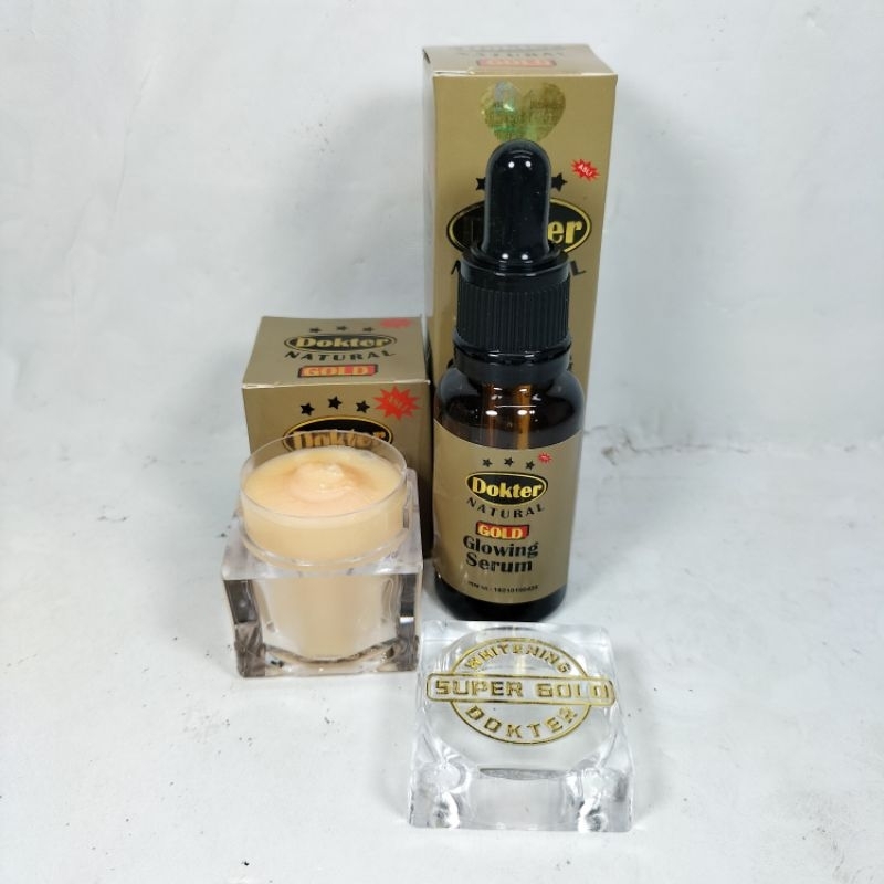 Paket Dr.Gold(Cream+Serum)Bpom