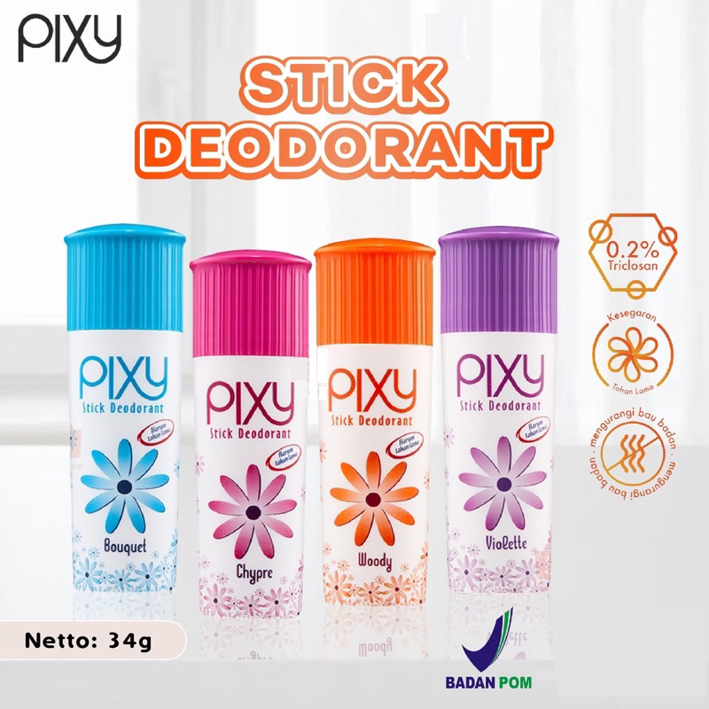 PIXY DEODORANT ROLL ON 34Gr