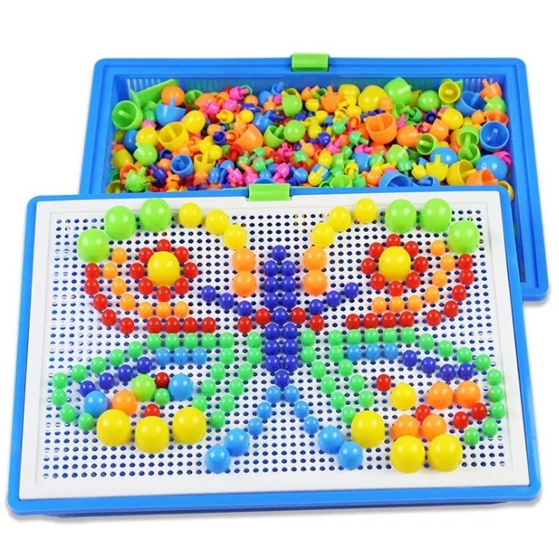 creative mosaic block papan paku