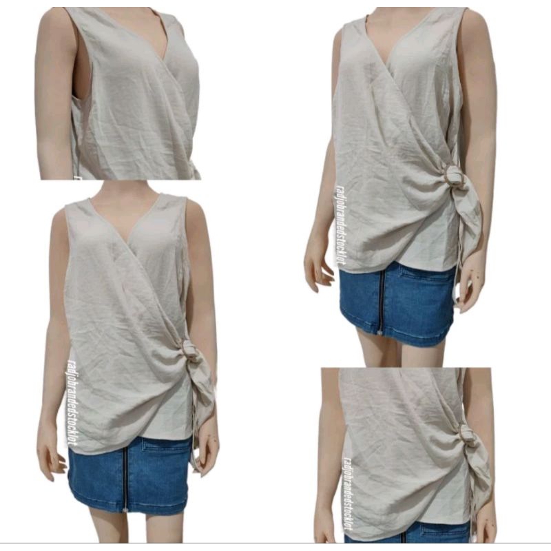 BLOUSE TANPA LENGAN M16 (B)