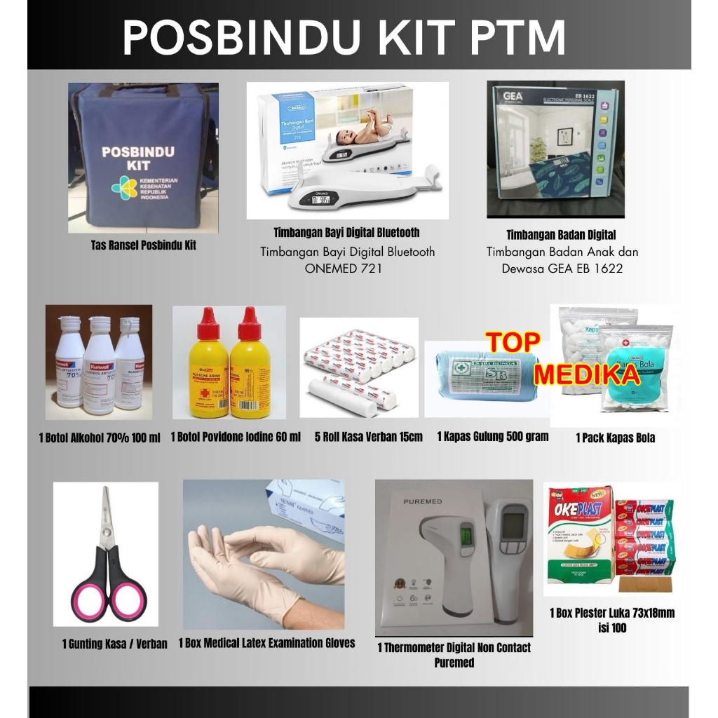 Posbindu Kit PTM Standar 12 Item
