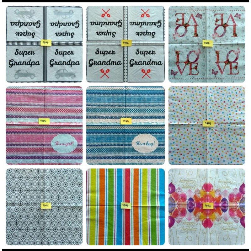 napkin decoupage