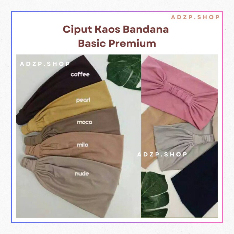 Ciput Kaos Bandana Basic PREMIUM