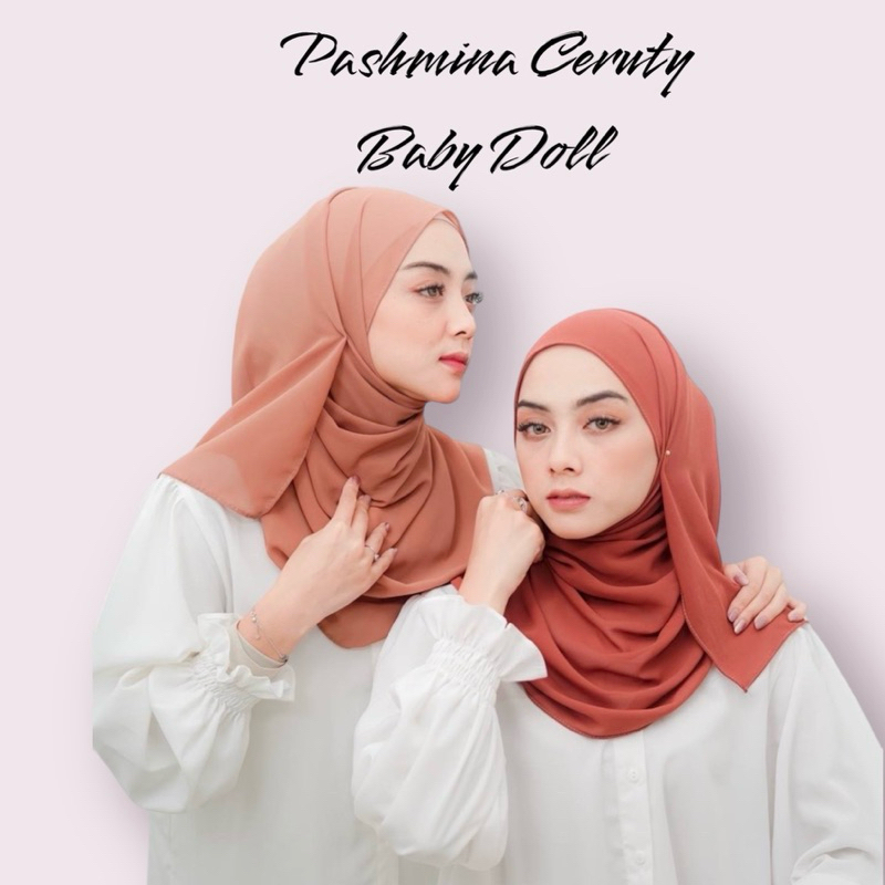 PASHMINA BASIC CERUTY BABY DOLL