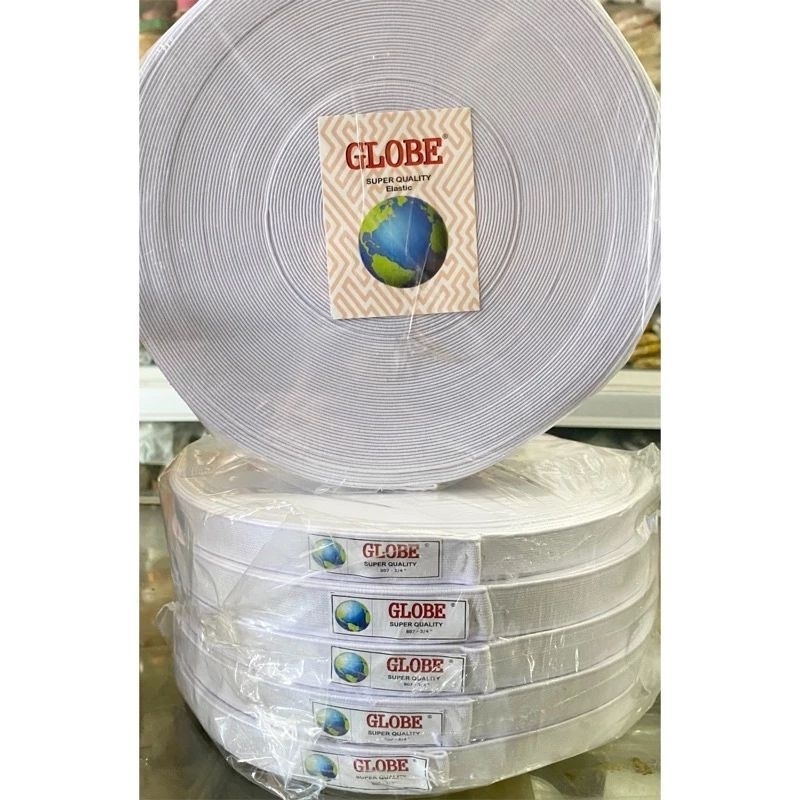 Elastik Globe lebar 2 cm (3/4 inch) per rol