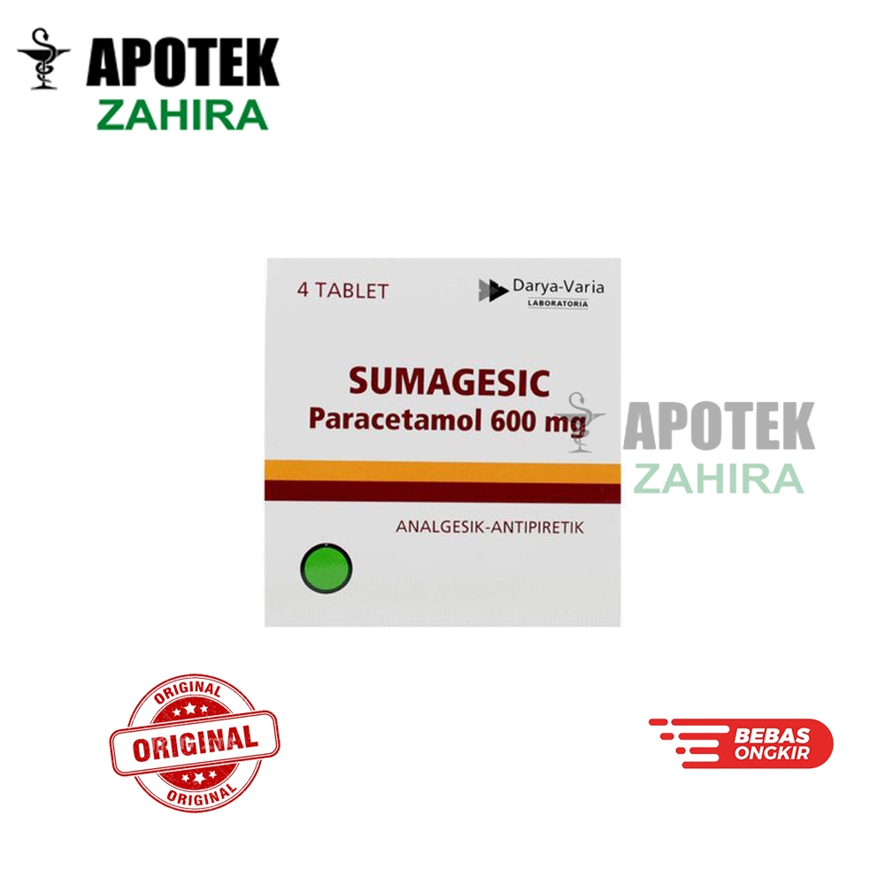 SUMAGESIC 600 MG STRIP @4 TABLET