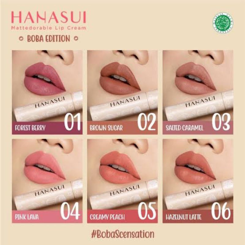lipcream boba Hanasui