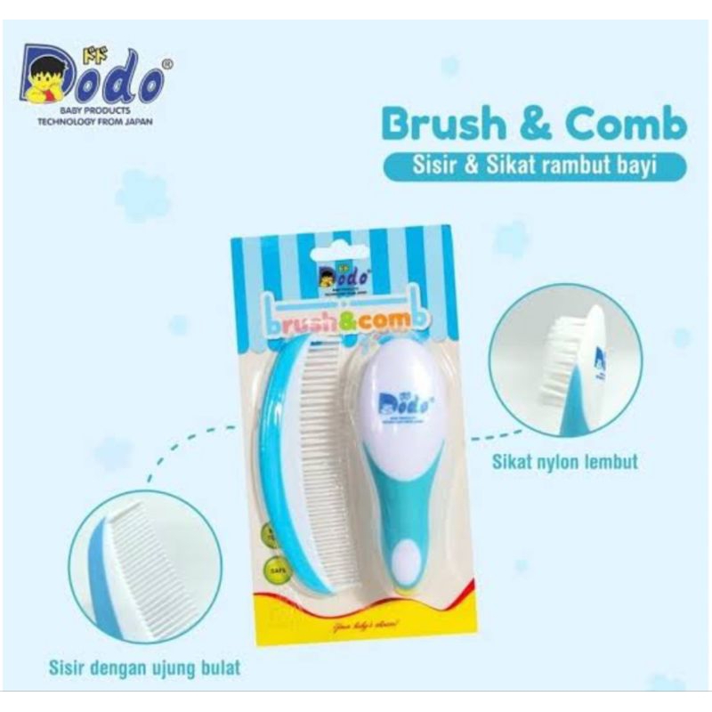 Dodo Brush & Comb/sisir bayi