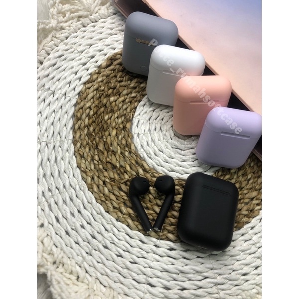 HEADSET BLUETOOTH i12 MACARON EARPH0NE BLUETOOTH WIREL3SS
