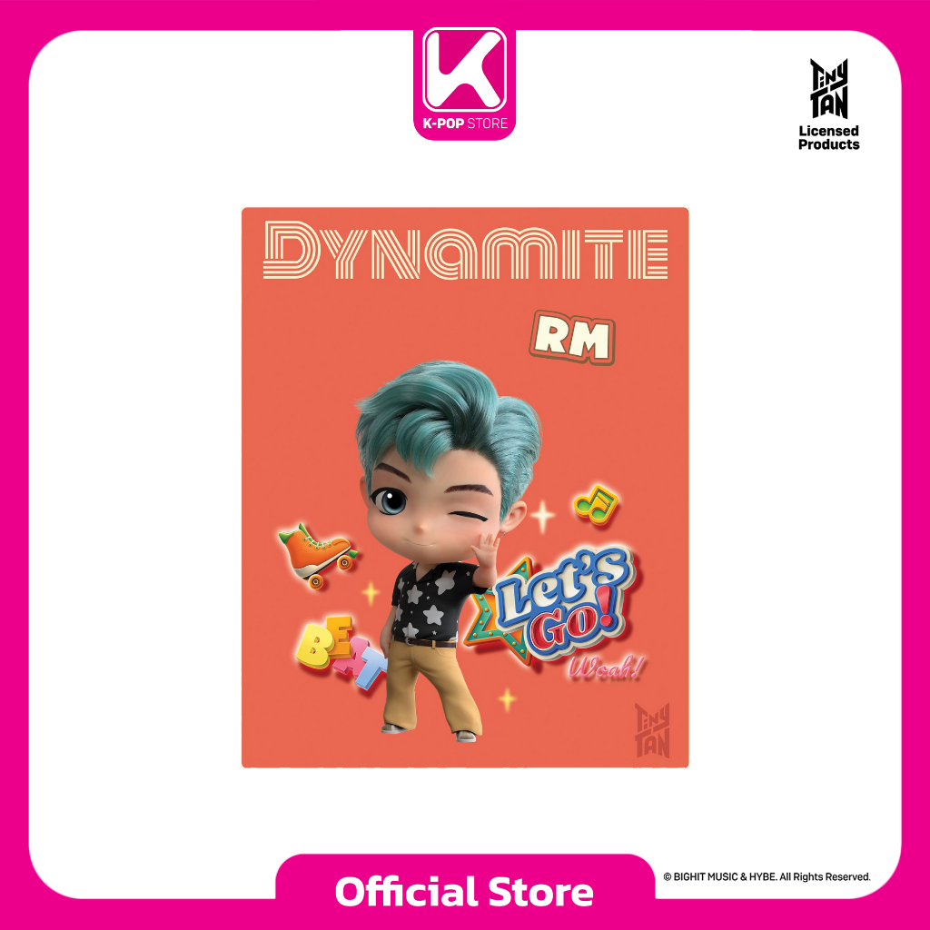 BTS TinyTAN Air Purifying and Deodorizing Poster Dynamite Logo - RM (40X50)
