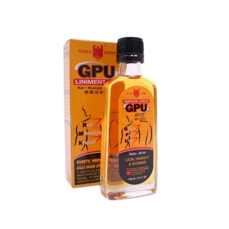 GPU Minyak Urut Cap Lang 60 ml