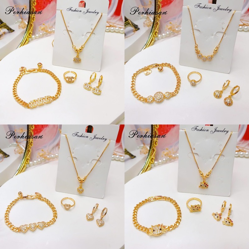 SET PERHIASAN TITANIUM ANAK RANTE
