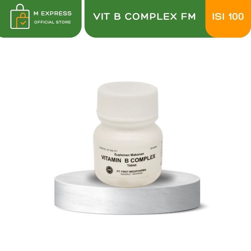 [M EXPRESS] Vitamin B complex / kompleks First Medipharma suplemen saraf isi 100