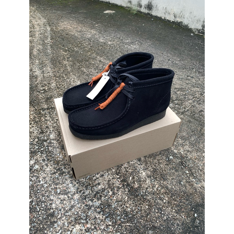 CLARKS ORIGINAL WALLABE BOOT BLACK